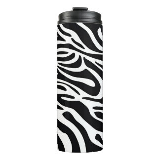 Zebra print leggings thermal tumbler