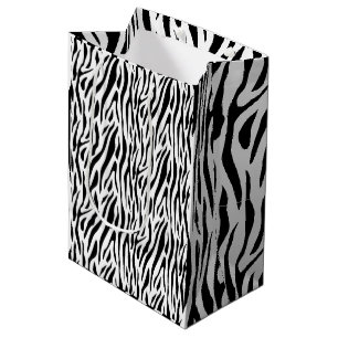 Zebra Print Medium Gift Bag