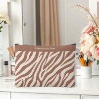 Zebra Print-Mocha Mousse