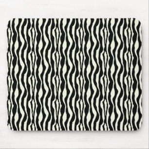 Zebra print mouse pad