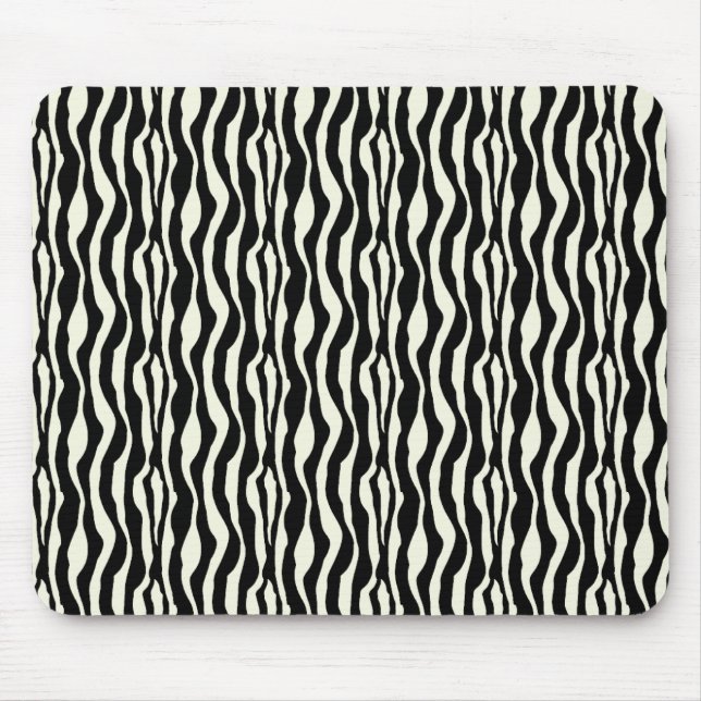 Zebra print mouse pad (Front)