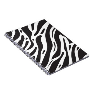 Zebra print notebook