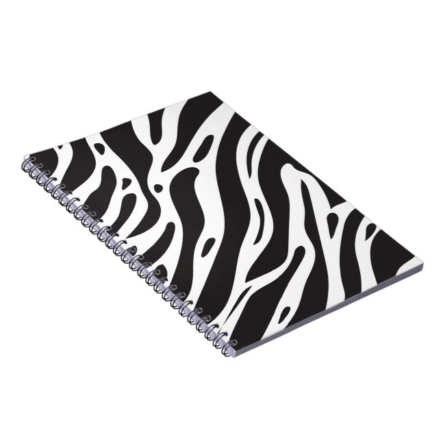 Zebra print notebook (Right Side)