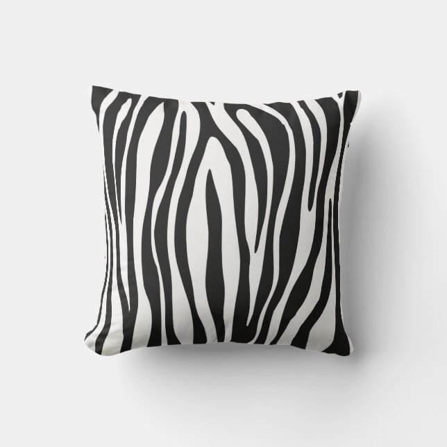 Zebra Print Outdoor Cushion (Front)