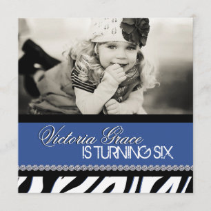 Zebra Print Party Invitation