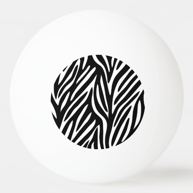 ZEBRA PRINT PING PONG BALL (Front)