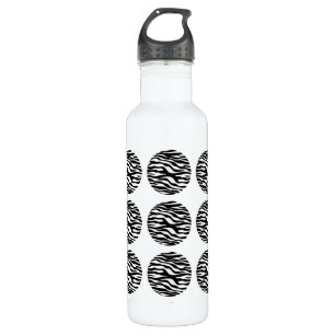 Zebra Print Polka Dots 710 Ml Water Bottle