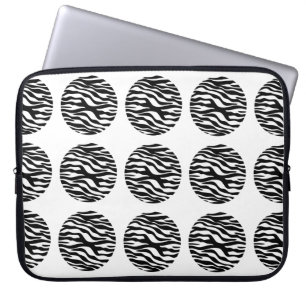 Zebra Print Polka Dots Electronics Sleeve