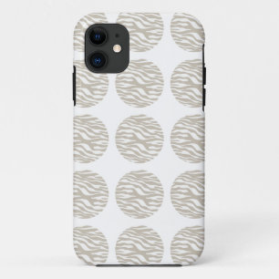 Zebra Print Polka Dots iPhone 5 Tough Xtreme Case