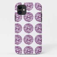Zebra Print Polka Dots iPhone 5 Tough Xtreme Case