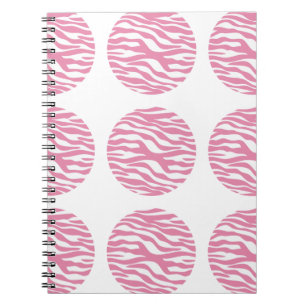 Zebra Print Polka Dots Notebook