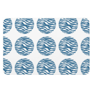 Zebra Print Polka Dots Premium Magnet
