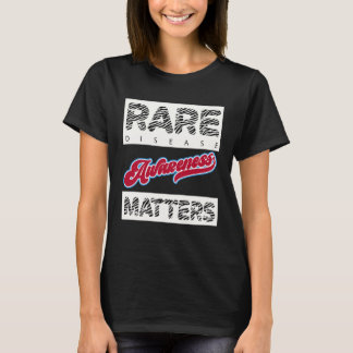 Zebra Print Rare Disease Awareness Matters Tri blo T-Shirt