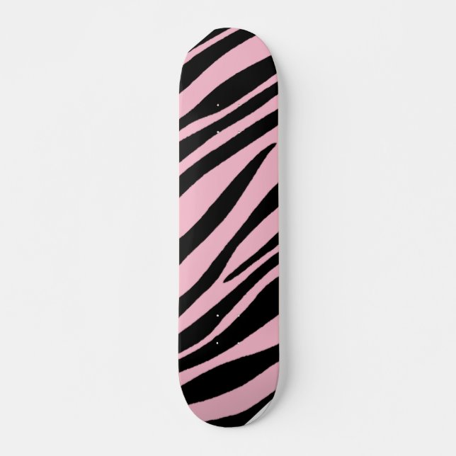 Zebra Print Skateboard (Front)