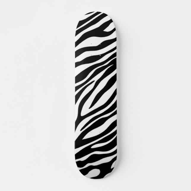 Zebra Print Skateboard (Front)