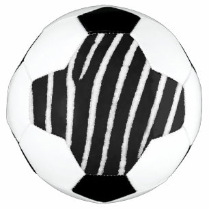 Zebra Print Soccer Ball