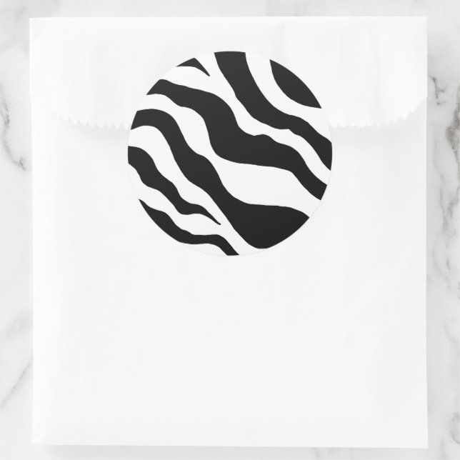 Zebra Print Stickers (Bag)