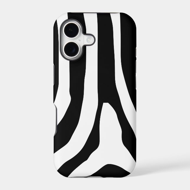 Zebra Print Stripes Pattern (Back)