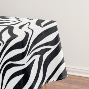 Zebra Print Tablecloth