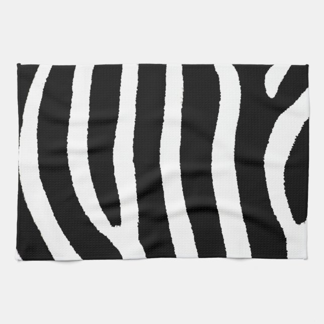 Zebra Print Tea Towel (Horizontal)