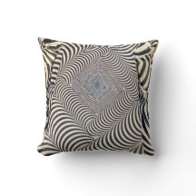 Zebra Print Throw Pillow