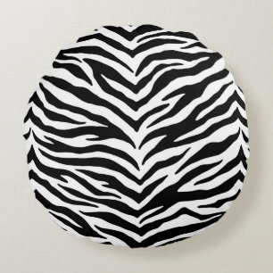 Zebra Print Throw Pillow