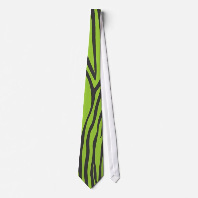 Zebra Print Tie (Front)