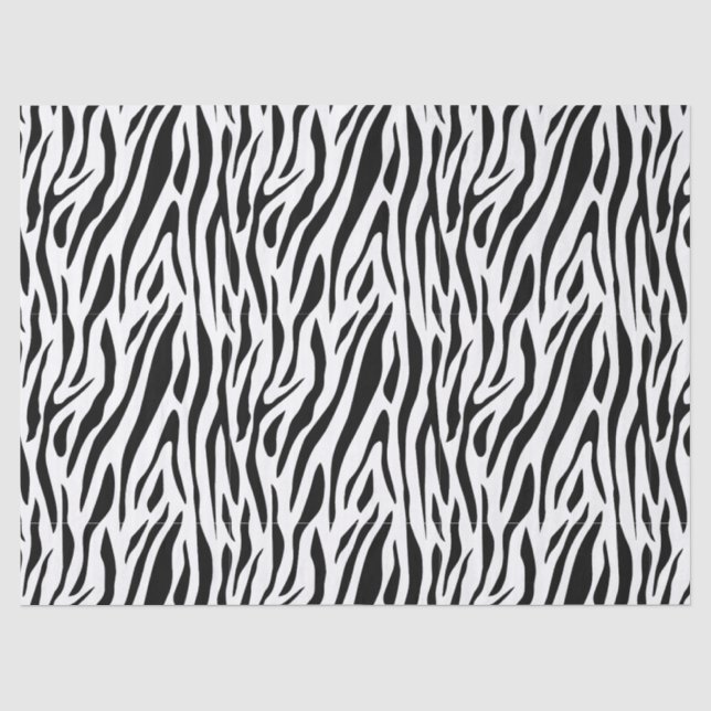 Zebra Print Tissue Paper (Front)