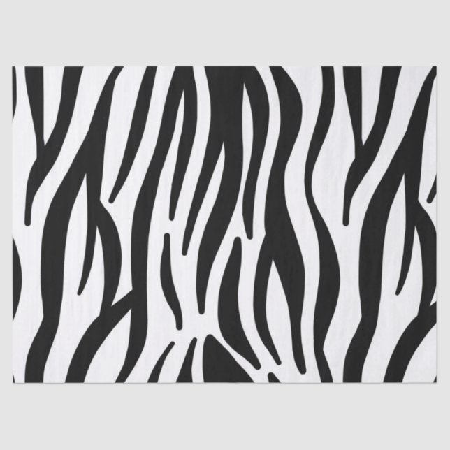 zebra print tissue paper (Front)