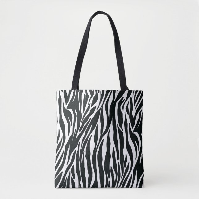 Zebra Print Tote (Front)