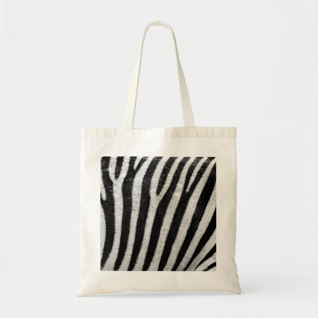 Zebra Print Tote Bag (Front)