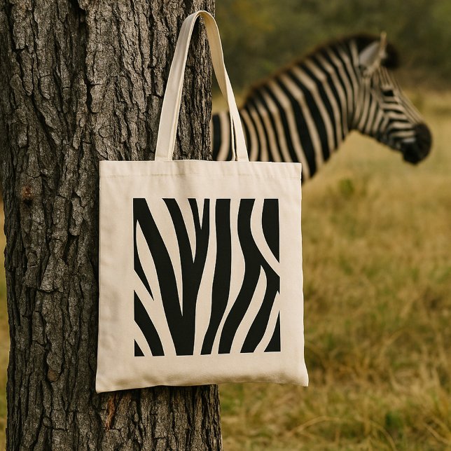 Zebra Print Tote Bag (Creator Uploaded)