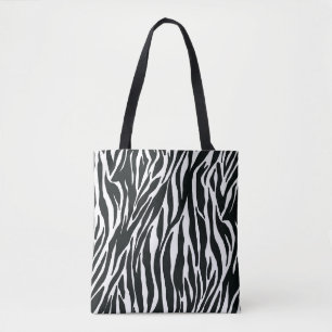Zebra Print Tote Bag
