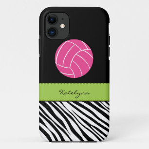 Zebra Print Volleyball iPhone 5 Case