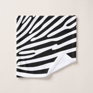 Zebra Print  Wash Cloth