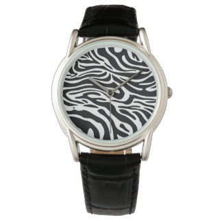 Zebra print watch