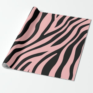 Zebra Print Wrapping Paper
