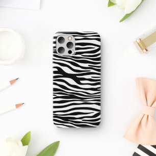 Zebra Print, Zebra Stripes, Black And White Case-Mate iPhone Case
