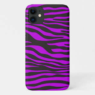 Zebra Print, Zebra Stripes, Purple Zebra, Jungle Case-Mate iPhone Case