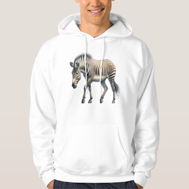 Zebra Pullover Hoodie (Front)