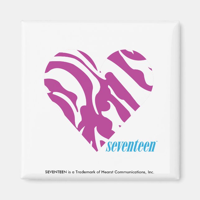 Zebra Purple 2 Magnet (Front)