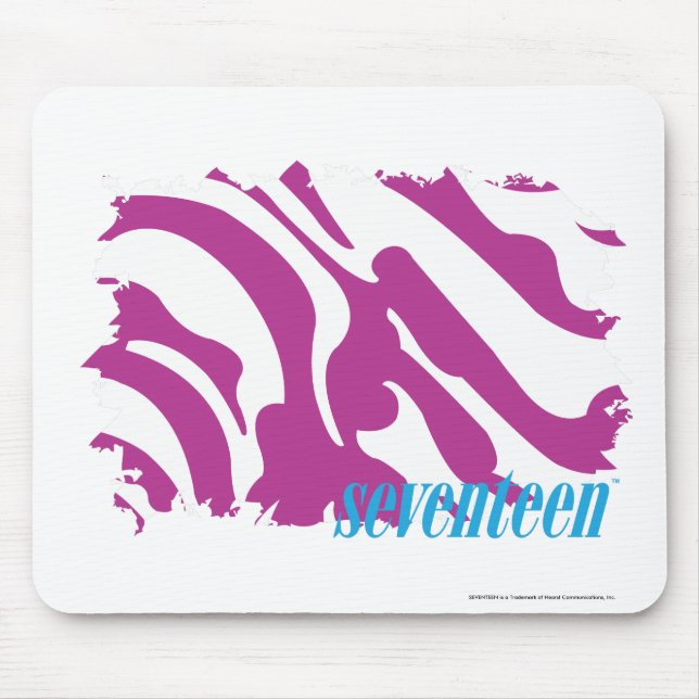 Zebra Purple 3 Mouse Pad (Front)