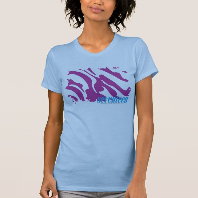 Zebra Purple 3 T-Shirt (Front)
