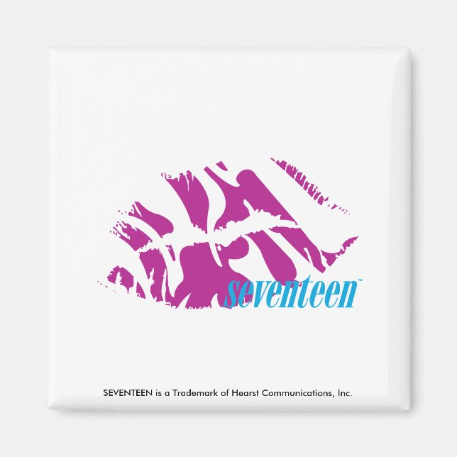 Zebra Purple Magnet (Front)