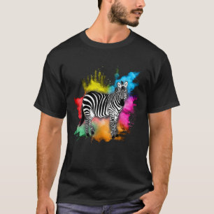 Zebra Safari Zookeeper Africa for Men Women Horse T-Shirt