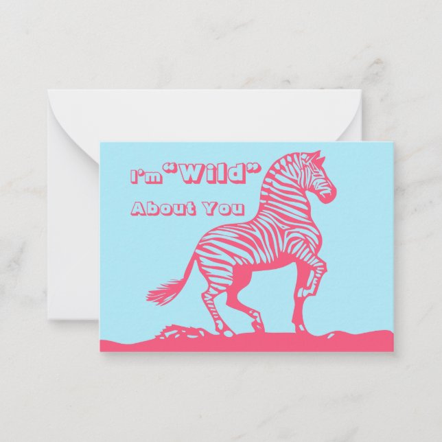 Zebra School Kids Valentines Day Cards in Bulk (Front)