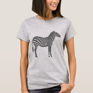 Zebra - Shades of Grey / Grey T-Shirt