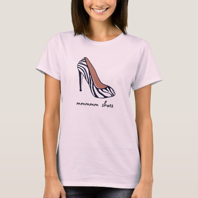 Zebra Shoe T-Shirt (Front)