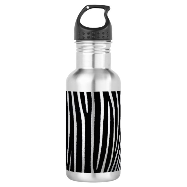 Zebra Skin 532 Ml Water Bottle (Front)