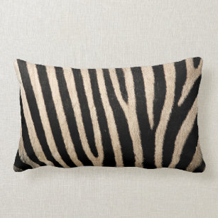 Zebra Skin Collection Lumbar Throw Cushion